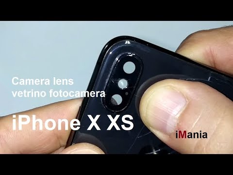 Cambiare vetro fotocamera iphone xs