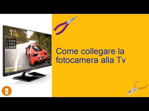 Come collegare la fotocamera al televisore