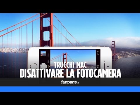 Come togliere fotocamera da blocco schermo iphone