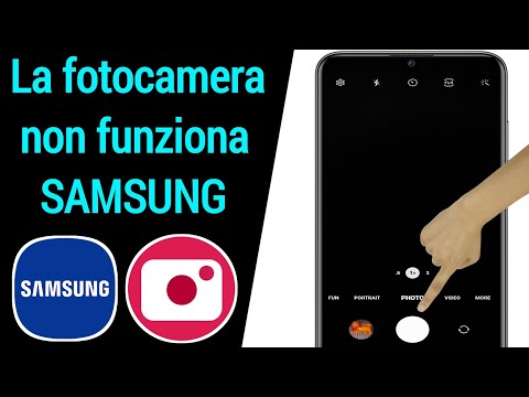 Errore fotocamera tablet samsung