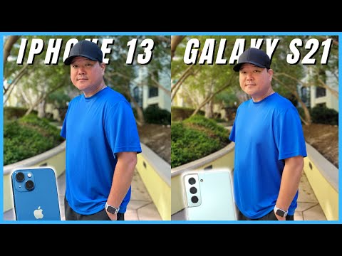 Fotocamera iphone 13 vs samsung s21