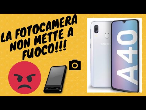 Fotocamera samsung a70 non mette a fuoco