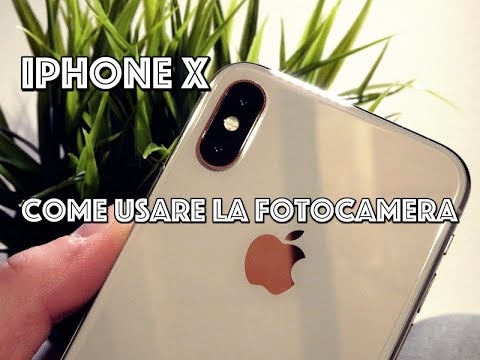 Impostazioni fotocamera iphone x