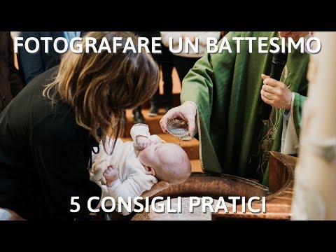 Impostazioni fotocamera per battesimo