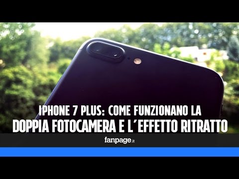 Iphone 7 plus fotocamera ritratto