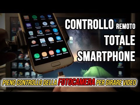 Usare fotocamera smartphone da remoto